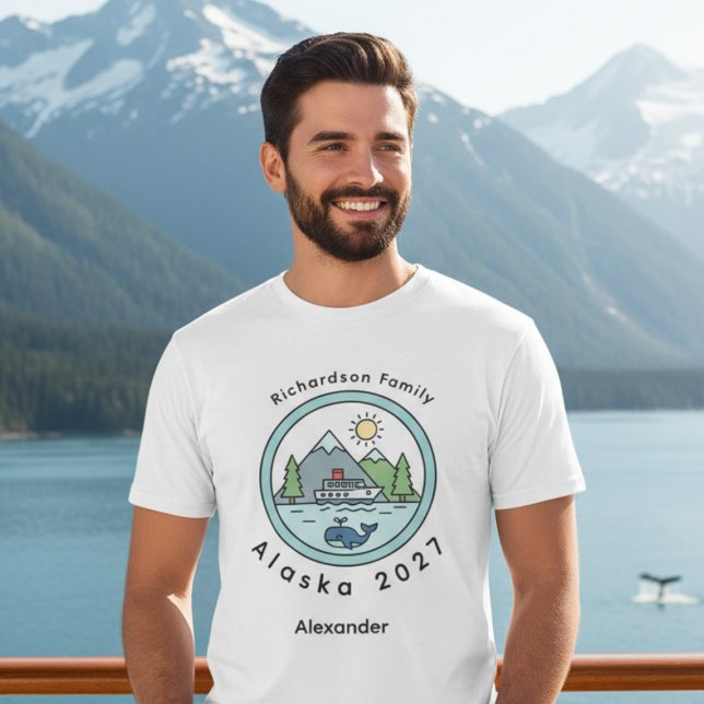 Camiseta Alaska Family Cruise Adventure T-Shirt (Family Alaskan Cruise matching tshirts)