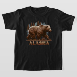 Camiseta Alaska Grizzly Bear