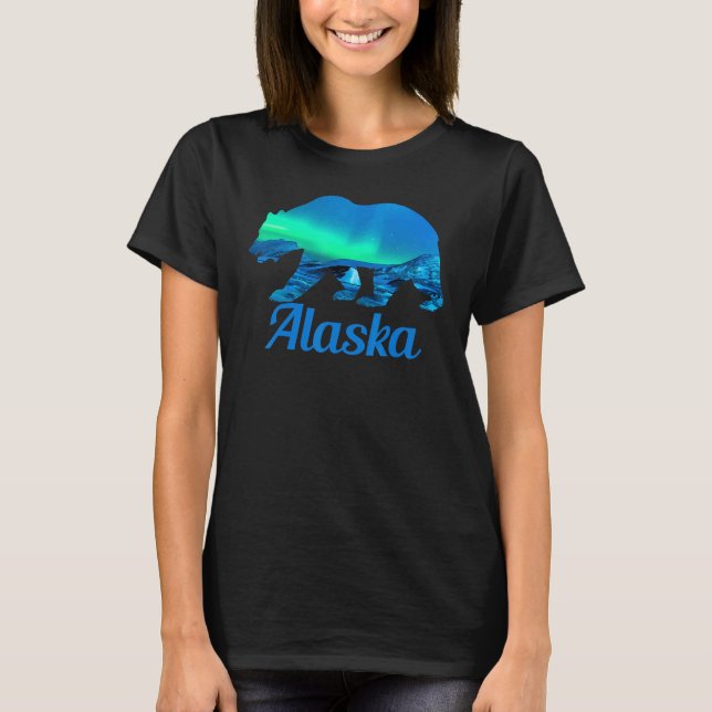 Camiseta Alaska   Grizzly Polar Bear Nature Winter (Frente)