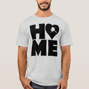 Camiseta Alaska Home Heart State Tees