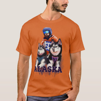 Camiseta Alaska Home to Mushers and Rouco TSirt