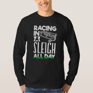 Camiseta Alaska husky sled dog racing and mushing  2