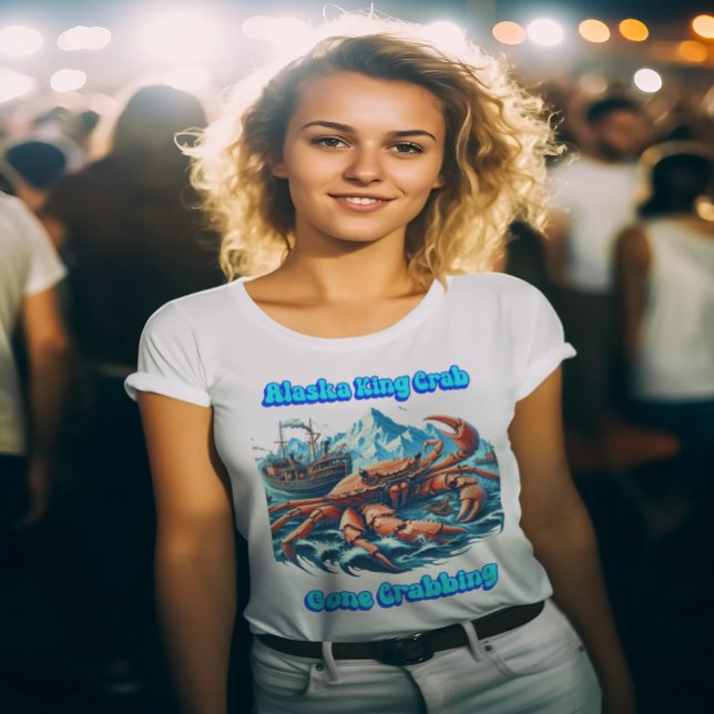 Camiseta Alaska King Crabby Old Crabby Bastard (Criador carregado)