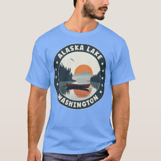 Camiseta Alaska Lake Washington Sunset TShirt