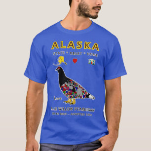 Camiseta Alaska Male Willow Ptarmigan Love Dia de os namora