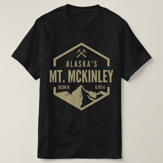 Camiseta Alaska Mt McKinley  (Frente do Design)