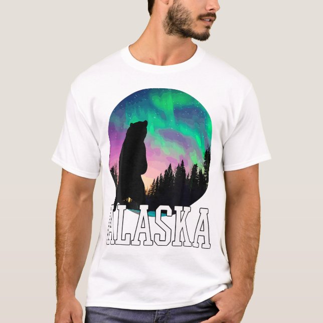 Camiseta Alaska NoSouthern Lights Exibindo Vacinação (Frente)