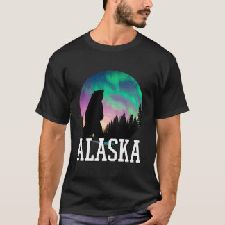 Camiseta Alaska Nothern Lights Viewing Vacation