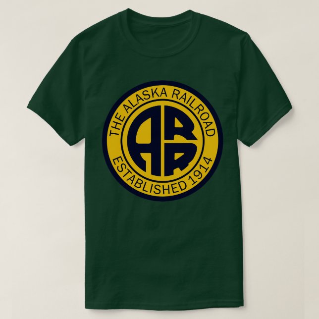 Camiseta Alaska Railroad TShirt (Frente do Design)