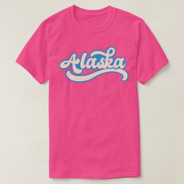 Camiseta Alaska Retro 1 (Frente do Design)