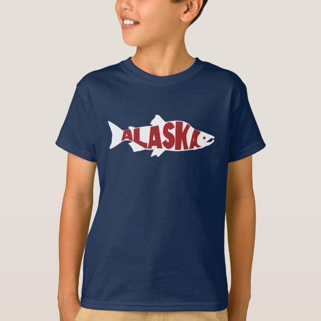 Camiseta Alaska Salmon T-Shirt (Frente)