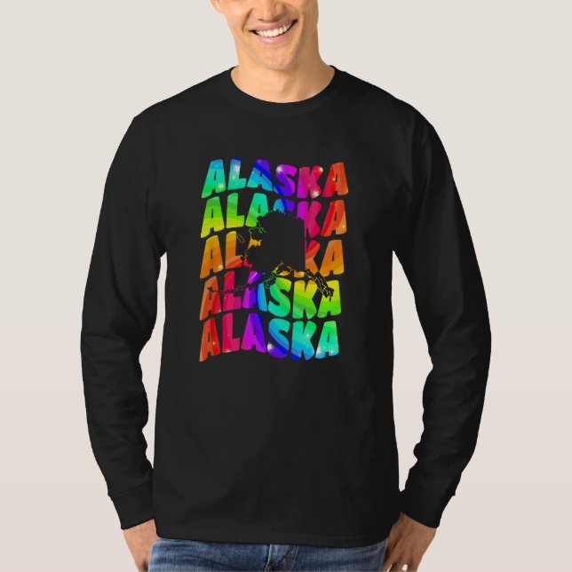 Camiseta Alaska Souvenir Vacation Tourist Alaskan Territory (Frente)