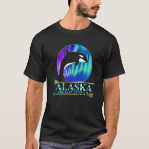Camiseta Alaska State Pride Alaska Norte Lights Alaskan