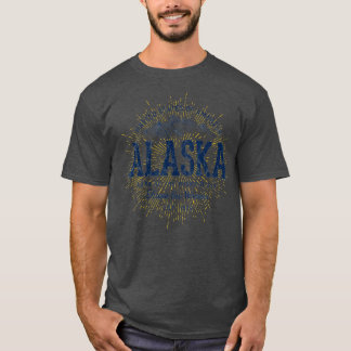 Camiseta Alaska State Vintage Retro Alaska