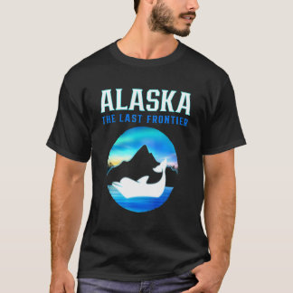 Camiseta Alaska The Last Frontier Dolphin Alaska State USA
