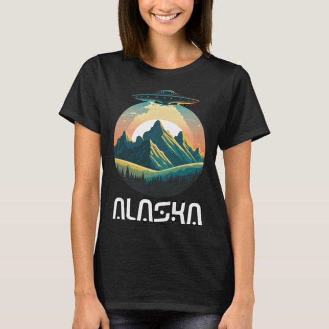 Camiseta Alaska UFO For UFO and Alien Fans (Frente)