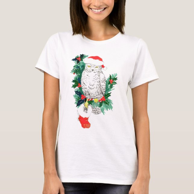 Camiseta Alaska Whimsical Christmas Willife (Frente)