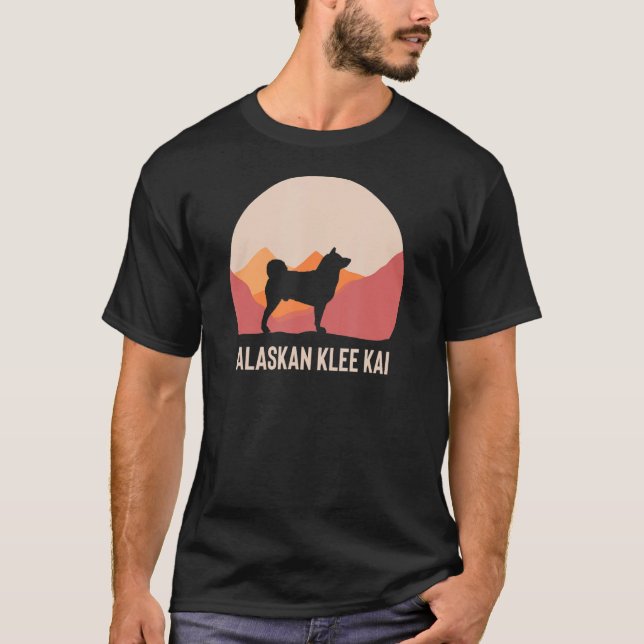 Camiseta Alaskan Klee Kai Mountain for Dog Lovers (Frente)