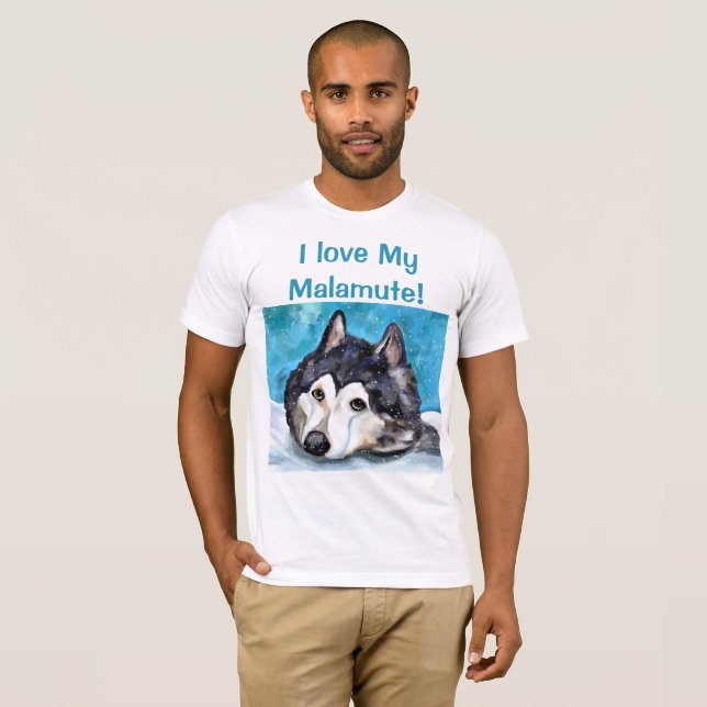 Camiseta ALASKAN MALAMUTE (Frente Completa)