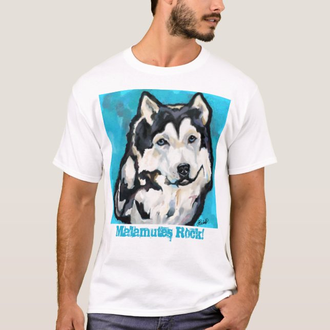Camiseta Alaskan Malamute (Frente)