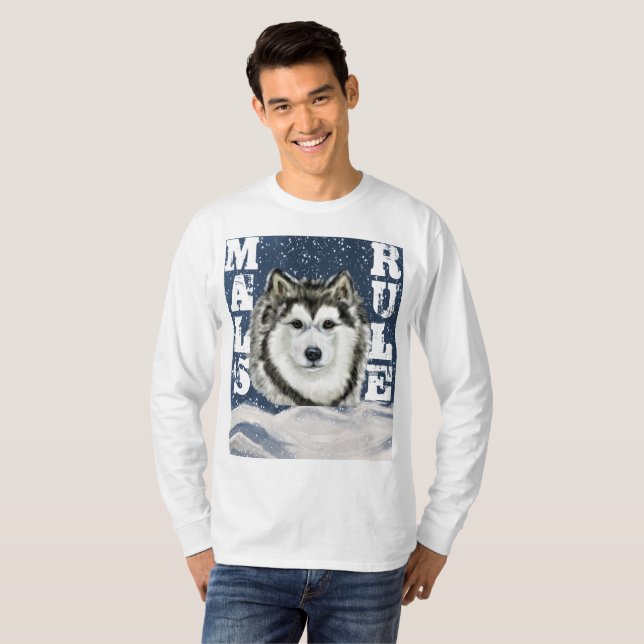 Camiseta Alaskan Malamute (Frente Completa)