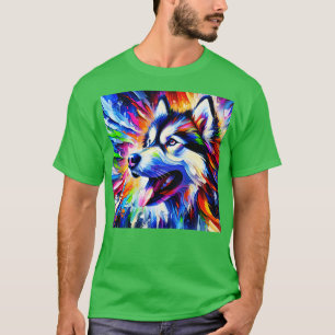 Camiseta Alaskan Malamute Art TSirt