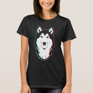 Camiseta Alaskan Malamute Dog Face
