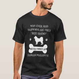 Camiseta Alaskan Malamute Dog Melhor Amigo