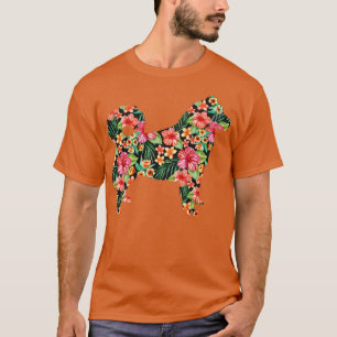 Camiseta Alaskan Malamute Flower for Men Women Boys Girls K