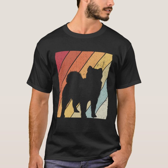 Camiseta Alaskan Malamute Vintage Retro  1 (Frente)