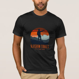 Camiseta ALASKAN TRAILS Nature's Majestade desdobra T-Shirt