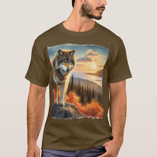 Camiseta Alaskar Timber Fall Season Mens (Frente)
