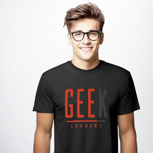 Camiseta Alavanca de Autoalmiração de Carregamento de geek
