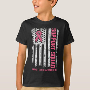 Camiseta Alavances do Cancer de Mama em Esquadrão apoio ao