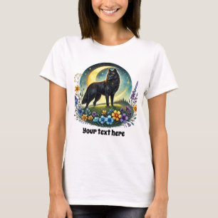 Camiseta Alavancos de lobo-bonito personalizáveis