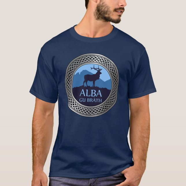 Camiseta Alba Gu Brath Knot T-Shirt (Frente)
