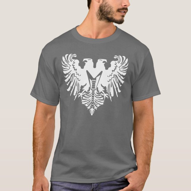 Camiseta Albanês Eagle - t-shirt de Illyrius (Frente)