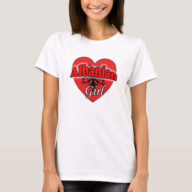 Camiseta Albanês Girl (Frente)