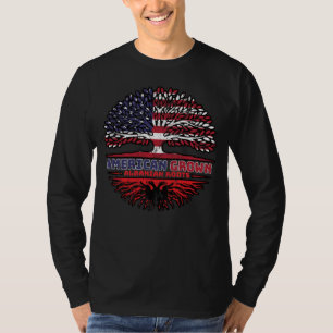 Camiseta Albânia albanesa EUA EUA EUA Estados Unidos