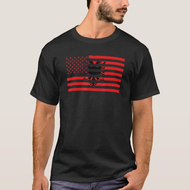 Camiseta Albânia Bandeira Albânia Albânia 1 (Frente)