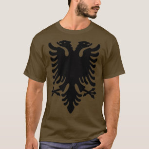 CAMISETA ALBÂNIA CASACO DE ARMAS DA ALBÂNIA SAMER BRASIL