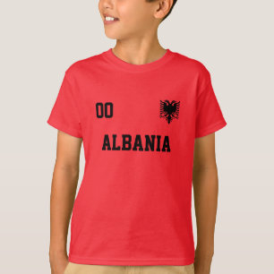 Camiseta Albânia Custom Name And Number Football Jersey