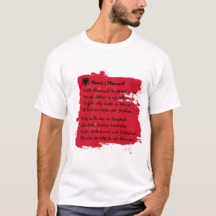 Camiseta Albânia - Himni mim Flamurit