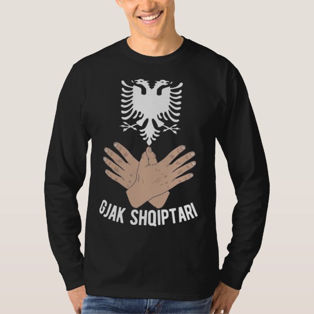 Camiseta Albania Kosovo eagle Albanian flag for Albanians (Frente)