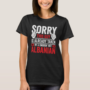 Camiseta Albânia Raia Roupa de Patrimônio Albanês para Home