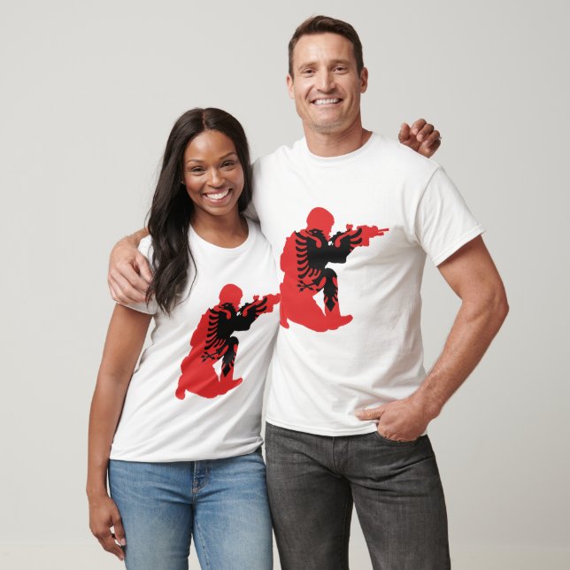 Camiseta Albânia Seal (Unissex)