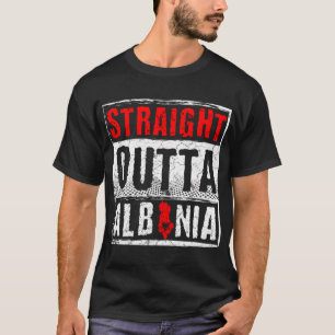 Camiseta Albânia Straight Outta Albânia