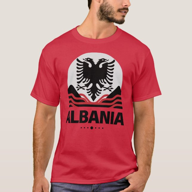 Camiseta Albânia União Europeia (Frente)