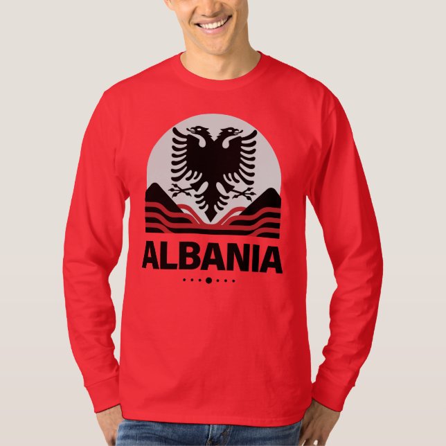 Camiseta Albânia União Europeia (Frente)