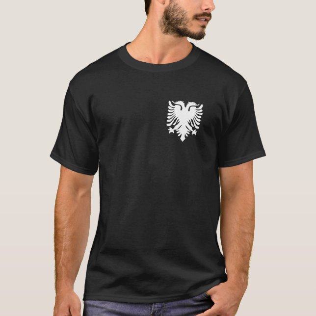 Camiseta Albanian Eagle Shqiponja  Kosovo Albanian 3 (Frente)